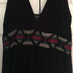 Black maxi dress